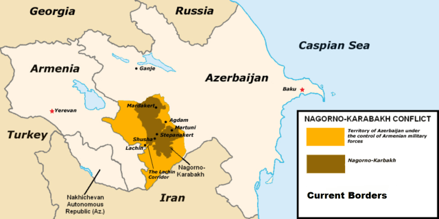 Nagorno Karabakh war map e1655915346671