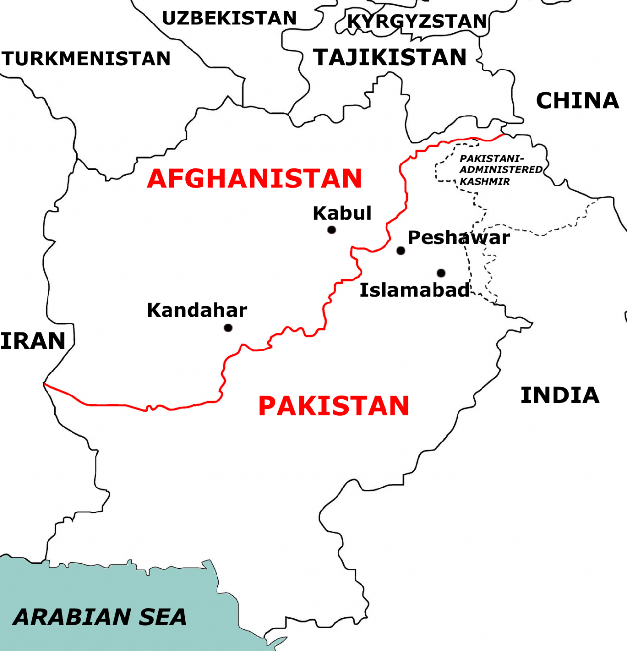 Durand Line Afghanistan Pakistan border e1632487347841