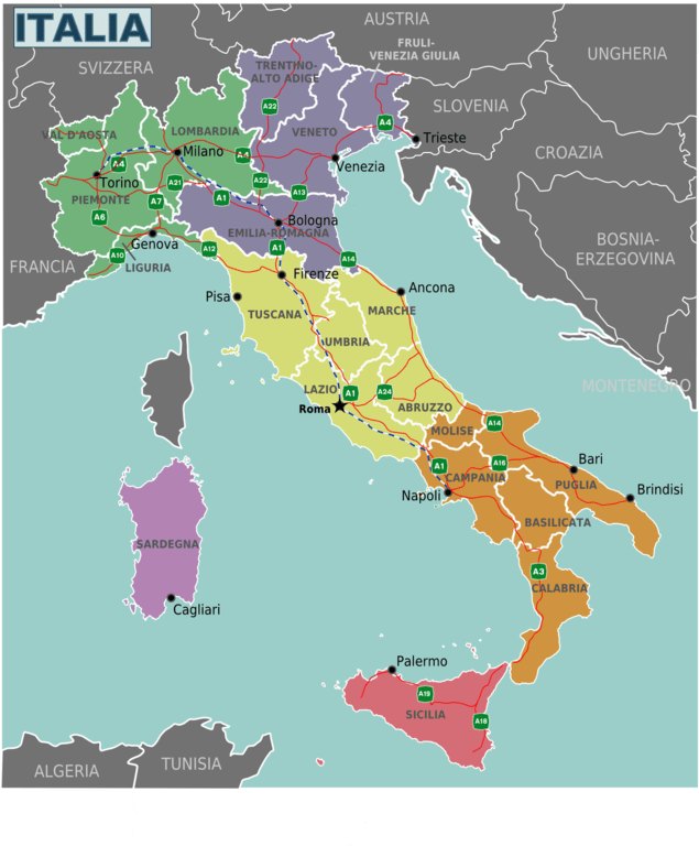 Italy regions