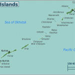 Kuril Islands map