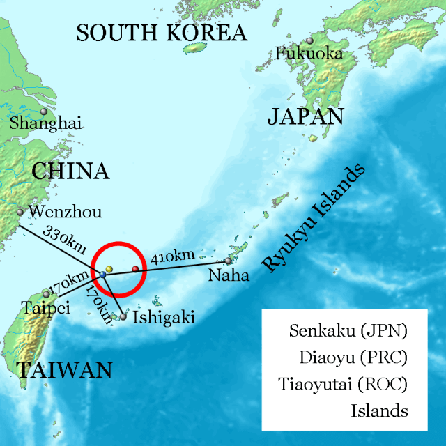 Senkaku Diaoyu Tiaoyu Islands