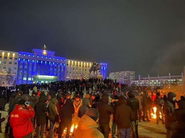 2022 Kazakhstan protests — Aqtobe January 4 01