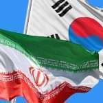 South Korea and Iran flag