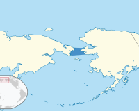 Bering Strait map