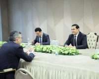 Uzbek Kazakh meeting