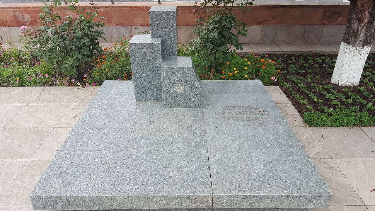 sumgait pogrom monument stepanaker