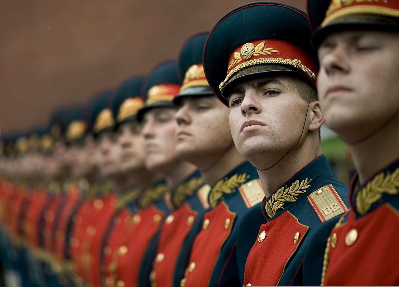 Russian honour guard