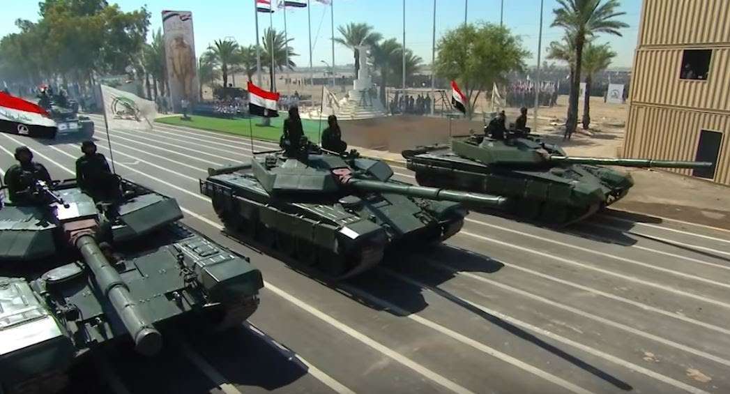 Iraq security forces during a parade