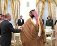 Vladimir Putin Russia and Mohammed Bin Salman Saudi Arabia