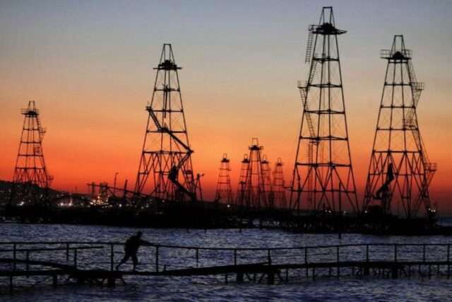 Caspian Sea drilling