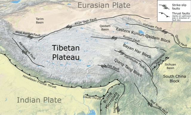 Tibetan Plateau Tectonics