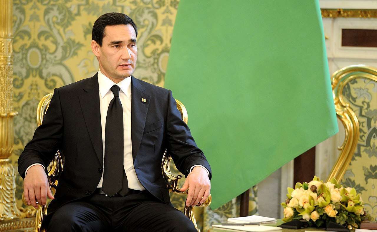 The President of Turkmenistan Sardar Berdimuhamedov