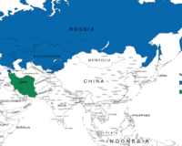 Iran and the Eurasian Economic Union reached an agreement on a free trade zone (Credits: MapChart.net)