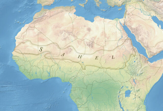 Map of Sahel