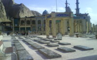 Ṣaheb al-Zamān Mosque and military cemetery in Kerman, Iran