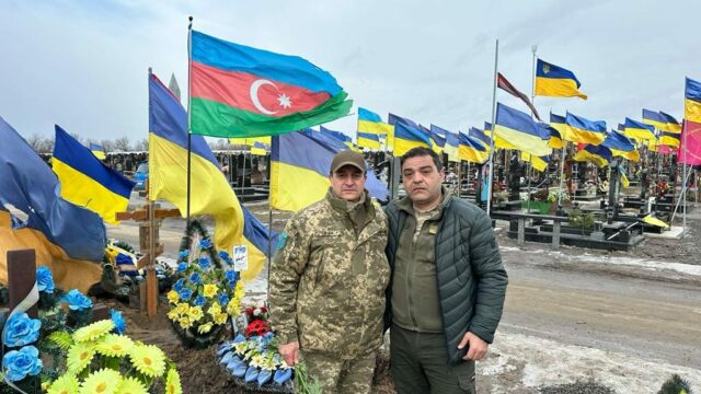 Azerbaijani volunteer fighters in Ukraine