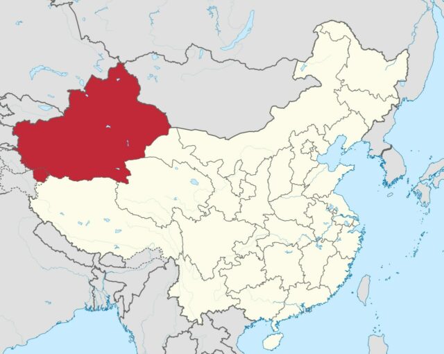 Xinjiang in China