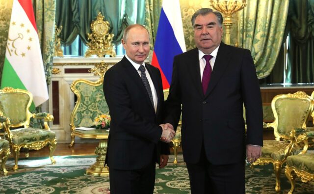 Russia and Tajikistan Presidents